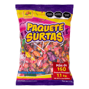 Paquete Surtas 150 pzs 1.1 Kg