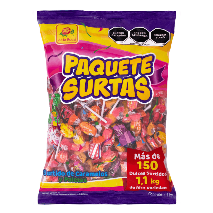Paquete Surtas 150 pzs 1.1 Kg