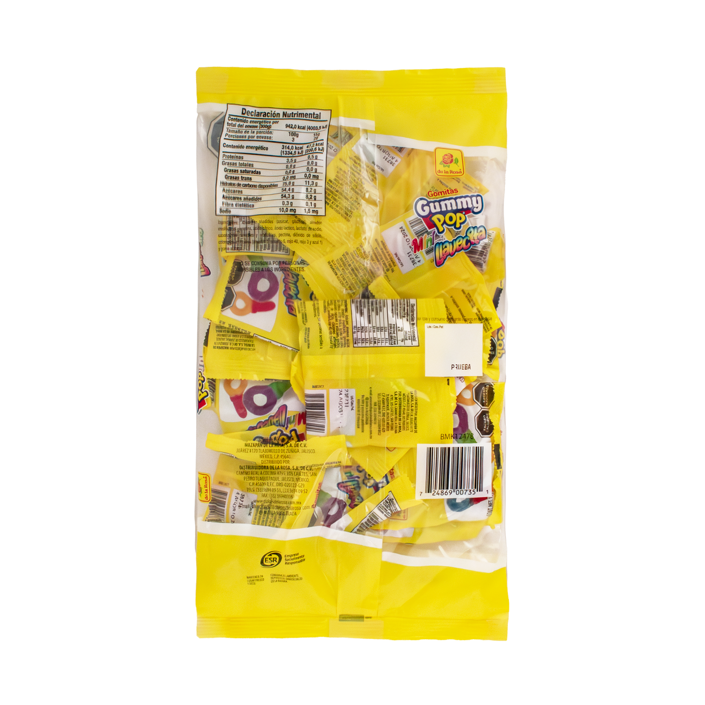 Gomitas Mini Gummy Pop Mini Llavecita