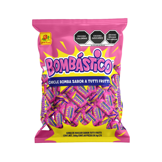 Chicle Bombastico 60 piezas 6 grs