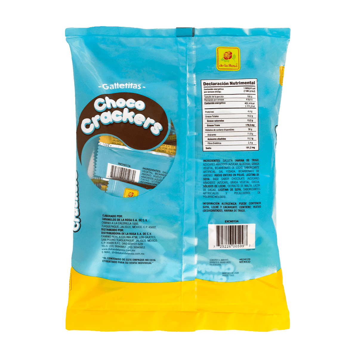Galletitas Choco Crackers de la Rosa – 30 paquetes