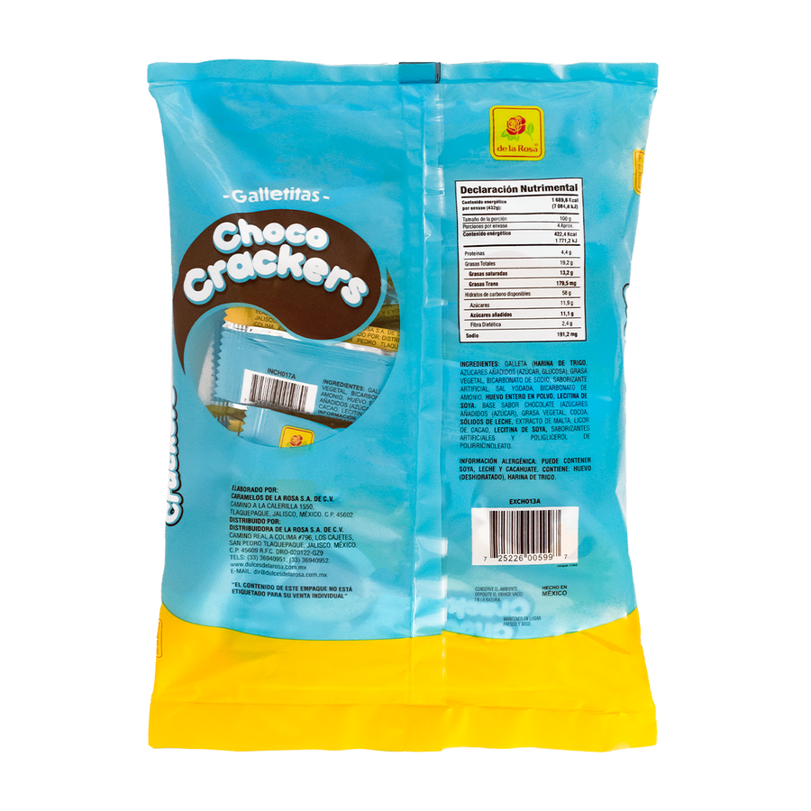 Galletitas Choco Crackers de la Rosa – 30 paquetes