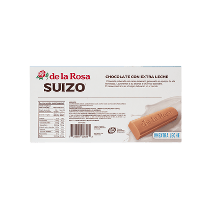 Chocolate Suizo de la Rosa con Extra Leche – 16 piezas