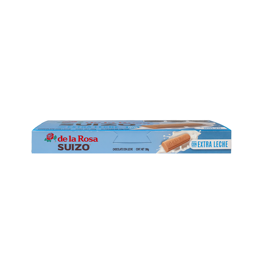 Chocolate Suizo de la Rosa con Extra Leche – 16 piezas