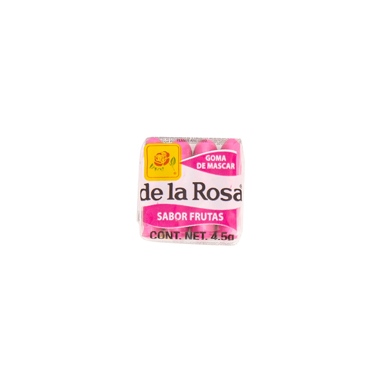Chicle Cuatro Pastillas variedad de Colores 60 piezas 270 grs