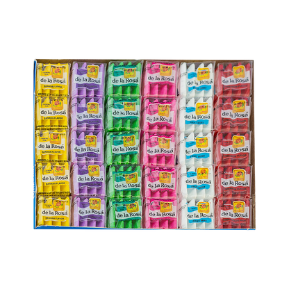 Chicle Cuatro Pastillas variedad de Colores 60 piezas 270 grs