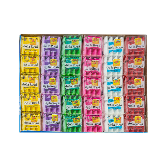 Chicle Cuatro Pastillas variedad de Colores 60 piezas 270 grs