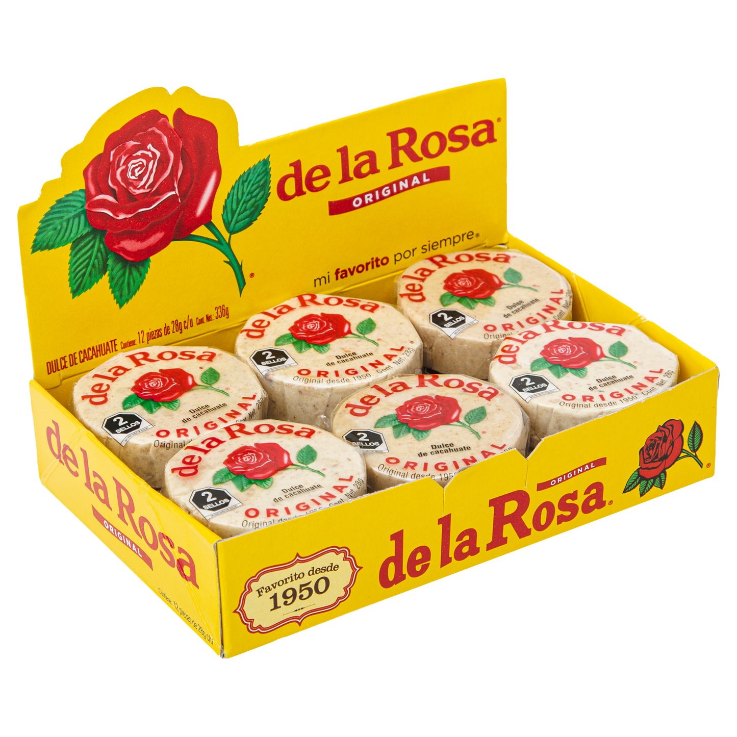 Mazapán 12 piezas 28 grs