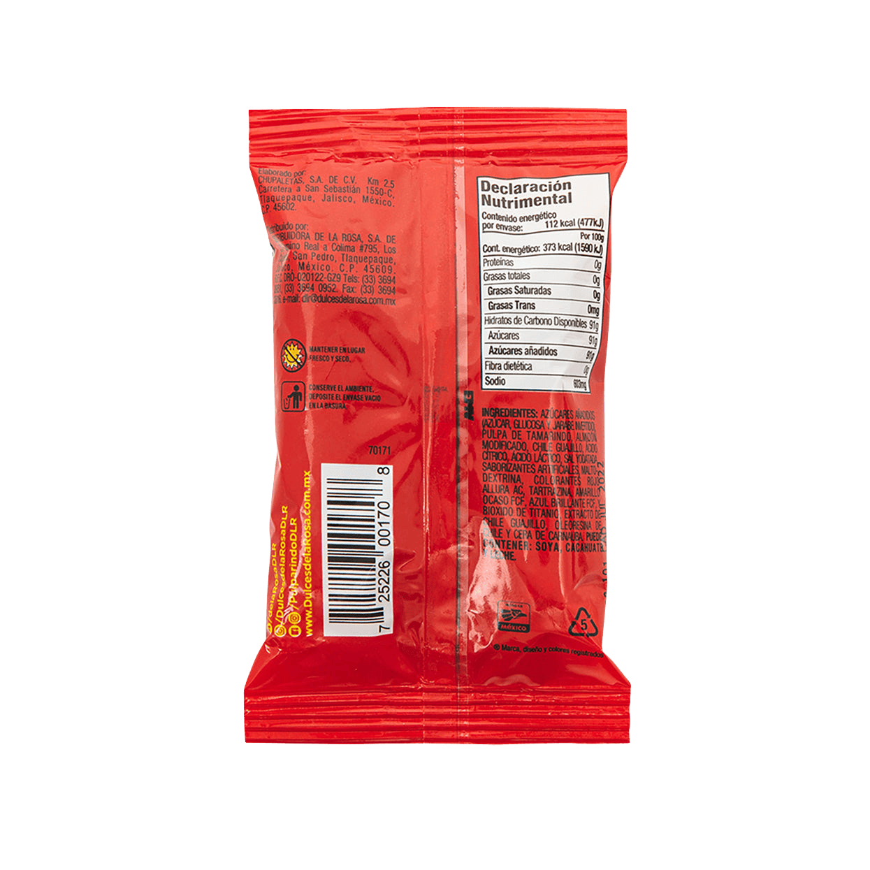 Pulparindots Extra Picante 20 piezas 30 grs