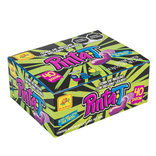Chicle Relleno Pinta-T 40 piezas 9 grs