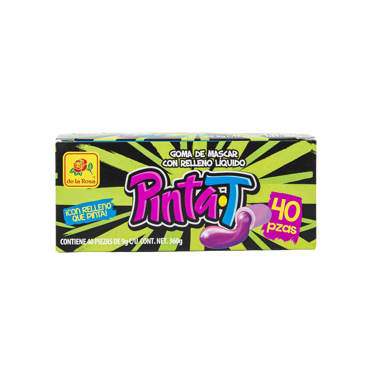 Chicle Relleno Pinta-T 40 piezas 9 grs