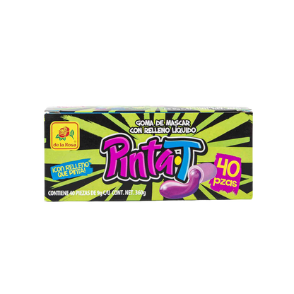 Chicle Relleno Pinta-T 40 piezas 9 grs