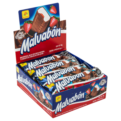 Malvabón Fresa 12 piezas 22 grs