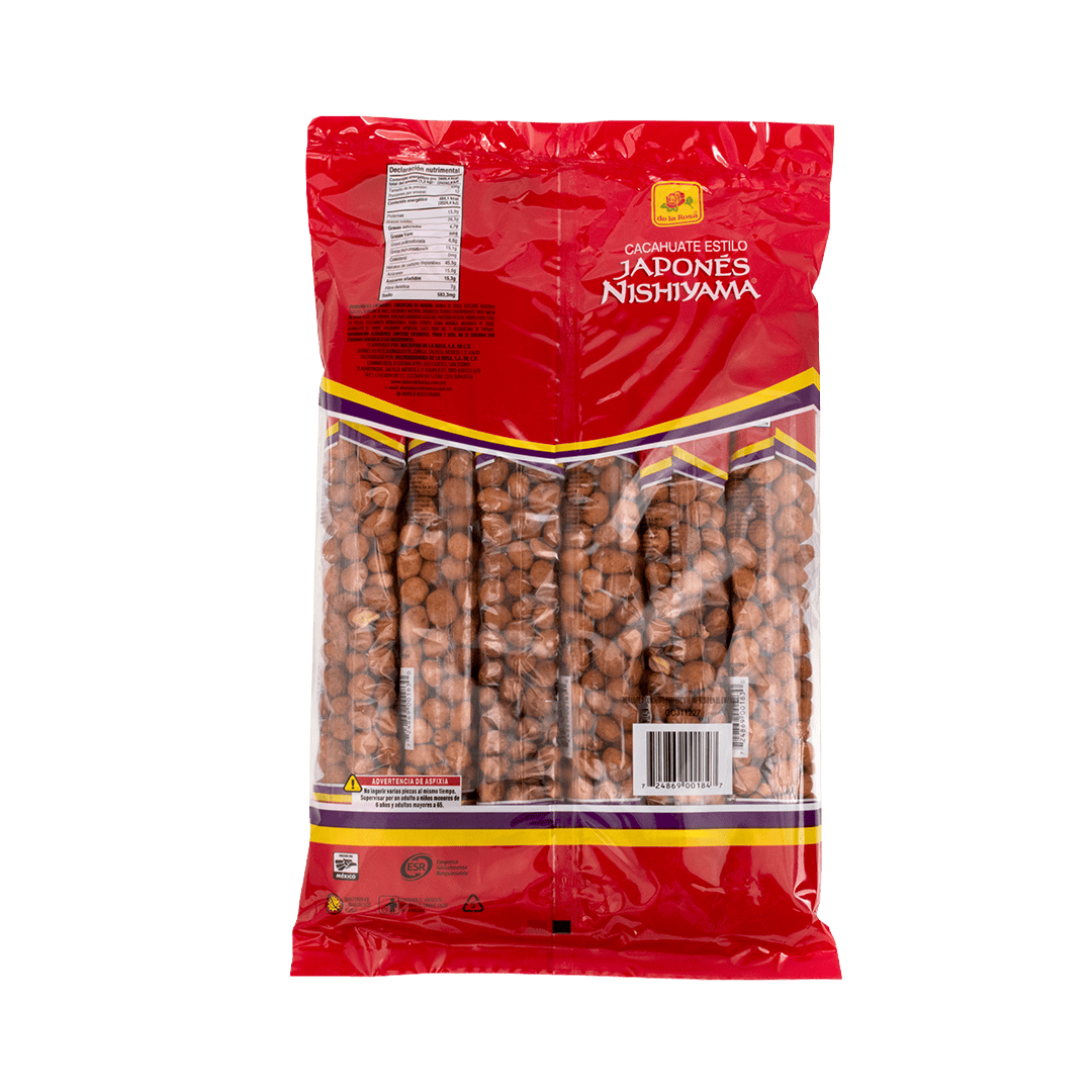 Cacahuate Japonés Nishiyama 6 sobres 200 grs
