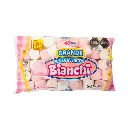 Bombón Bianchi Gigante Blanco y Rosa 400 grs