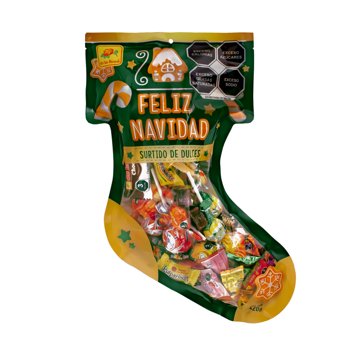 Bota de dulces Navideña Grande 420 grs