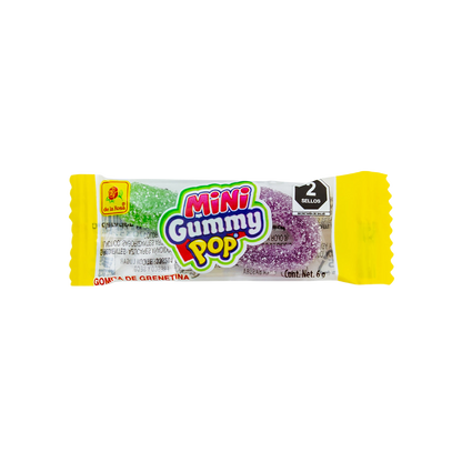 Gomitas Mini Gummy Pop Envoltura Individual 50 piezas 6 grs