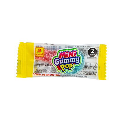 Gomitas Mini Gummy Pop Envoltura Individual 50 piezas 6 grs