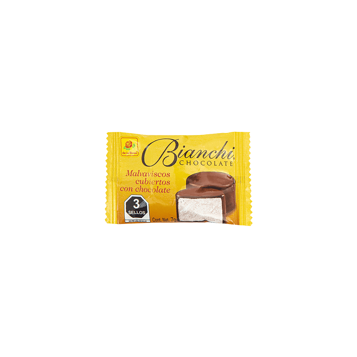 Bombón cubierto con chocolate en envoltura individual 30 piezas 7 grs