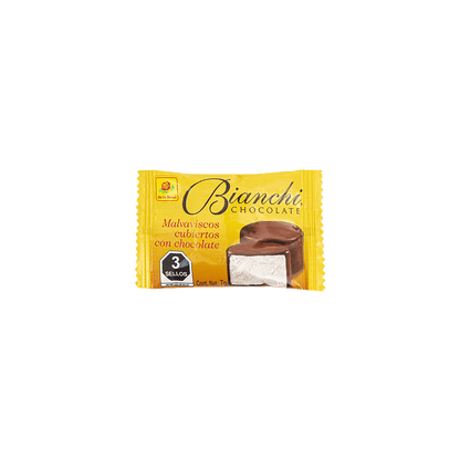 Bombón cubierto con chocolate en envoltura individual 30 piezas 7 grs