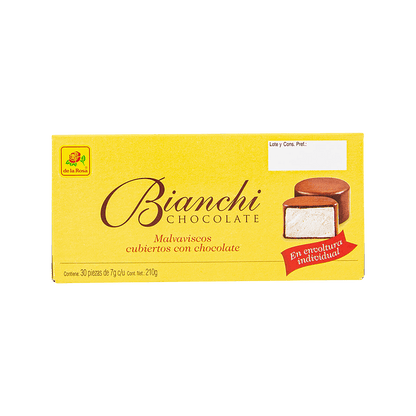 Bombón cubierto con chocolate en envoltura individual 30 piezas 7 grs