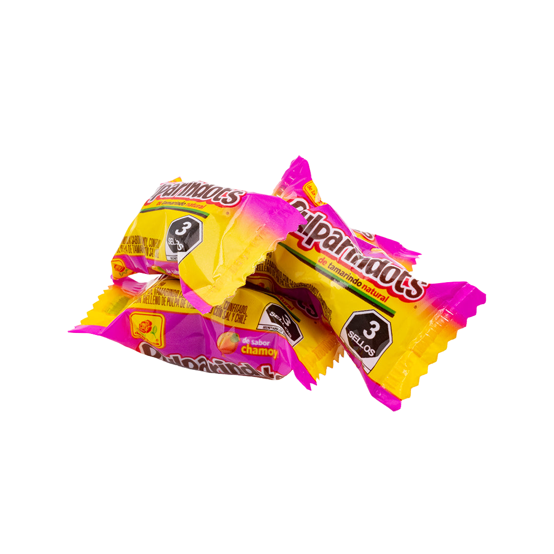 Pulparindots Chamoy en bolsa 70 piezas 6 grs