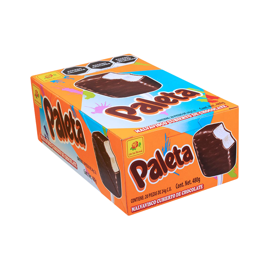 Paleta chocolate 20 piezas