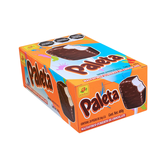 Paleta chocolate 20 piezas