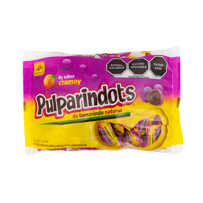 Pulparindots Chamoy en bolsa 70 piezas 6 grs