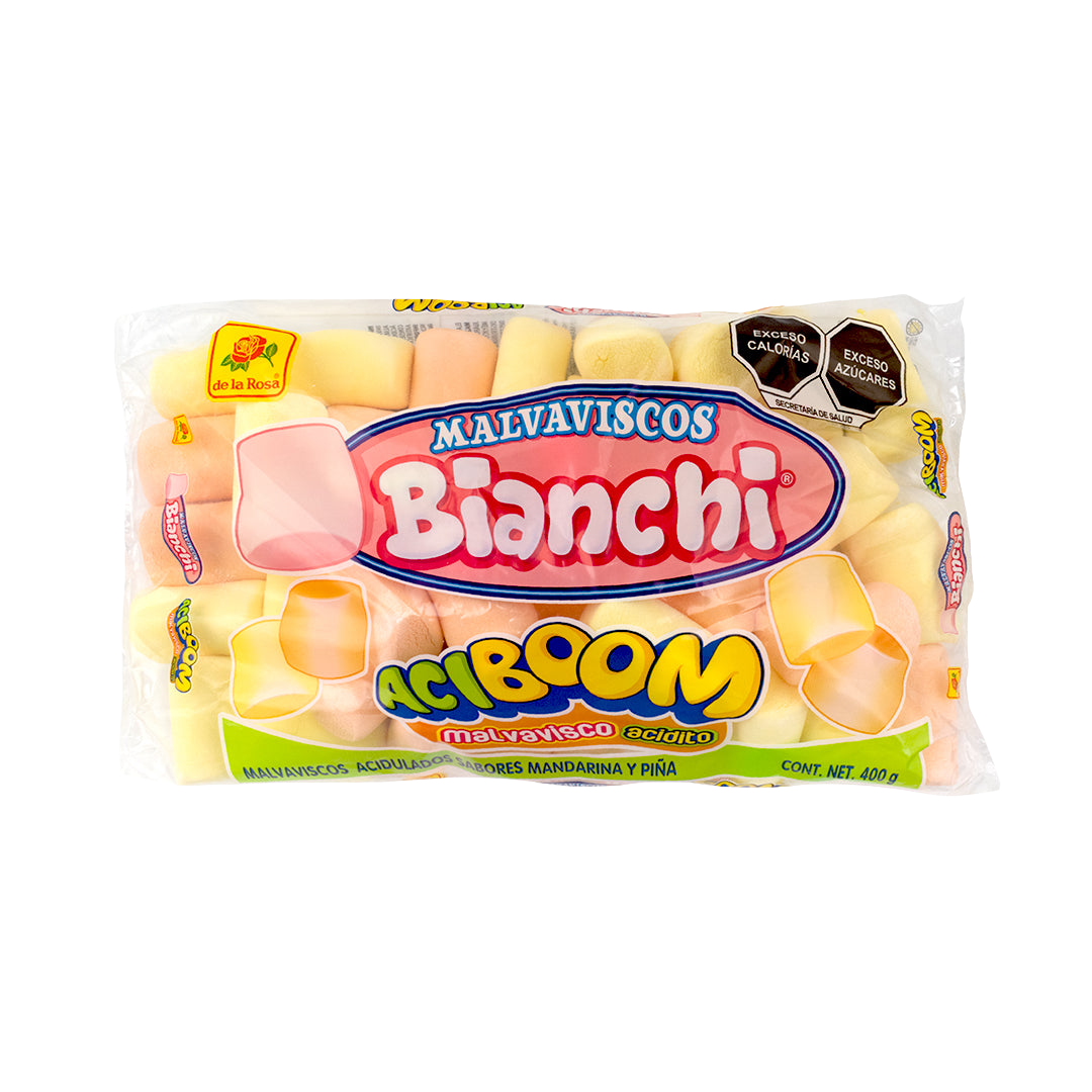 Bombón Bianchi Aci Boom sabor Mandarina y Piña 400 grs