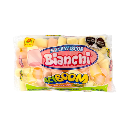 Bombón Bianchi Aci Boom sabor Mandarina y Piña 400 grs