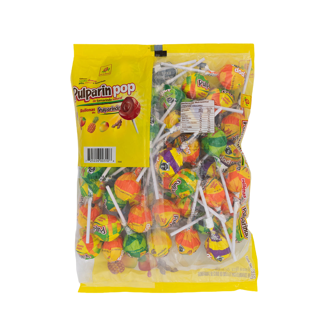 Paleta Jumbo Pulparindo 50 piezas 19 grs
