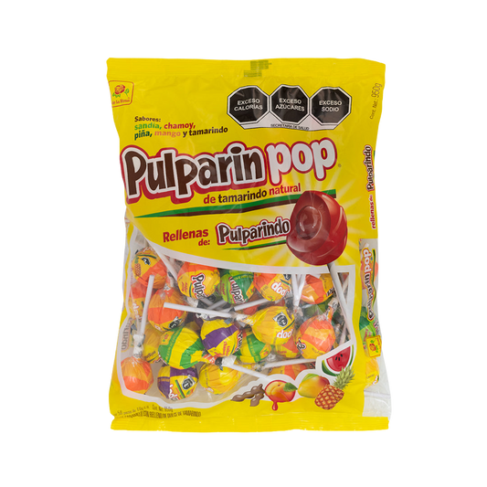 Paleta Jumbo Pulparindo 50 piezas 19 grs