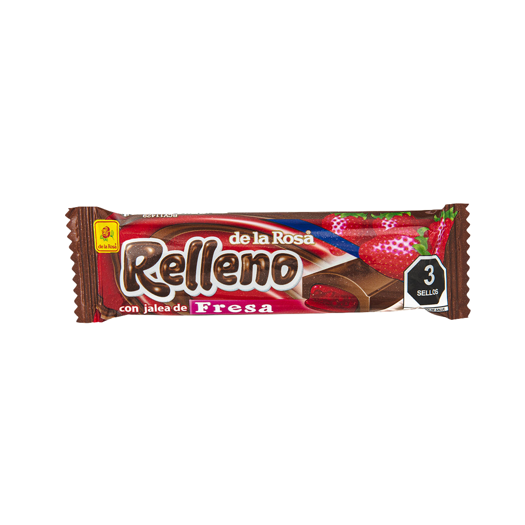 Chocolate con Relleno Fresa, Mazapán y Zarzamora 16 piezas 21 grs