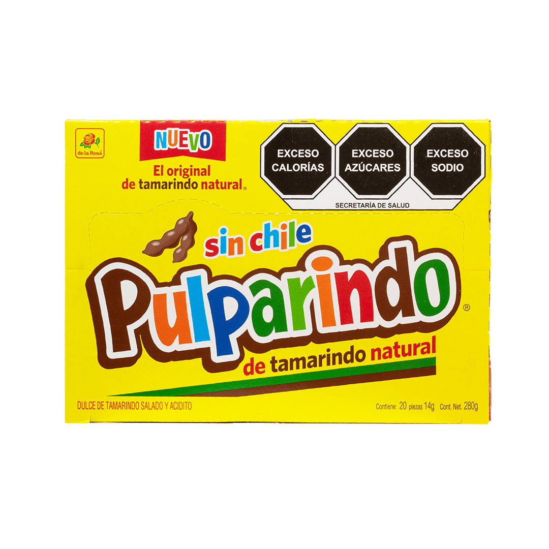 Pulparindo Sin Chile 20 piezas 14 grs