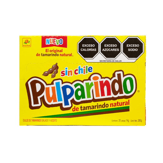 Pulparindo Sin Chile 20 piezas 14 grs