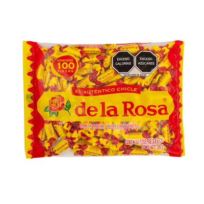 Chicle Moño sabor Frutas 100 piezas 3.8 grs