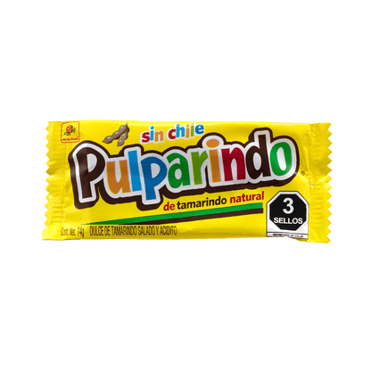 Pulparindo Sin Chile 20 piezas 14 grs