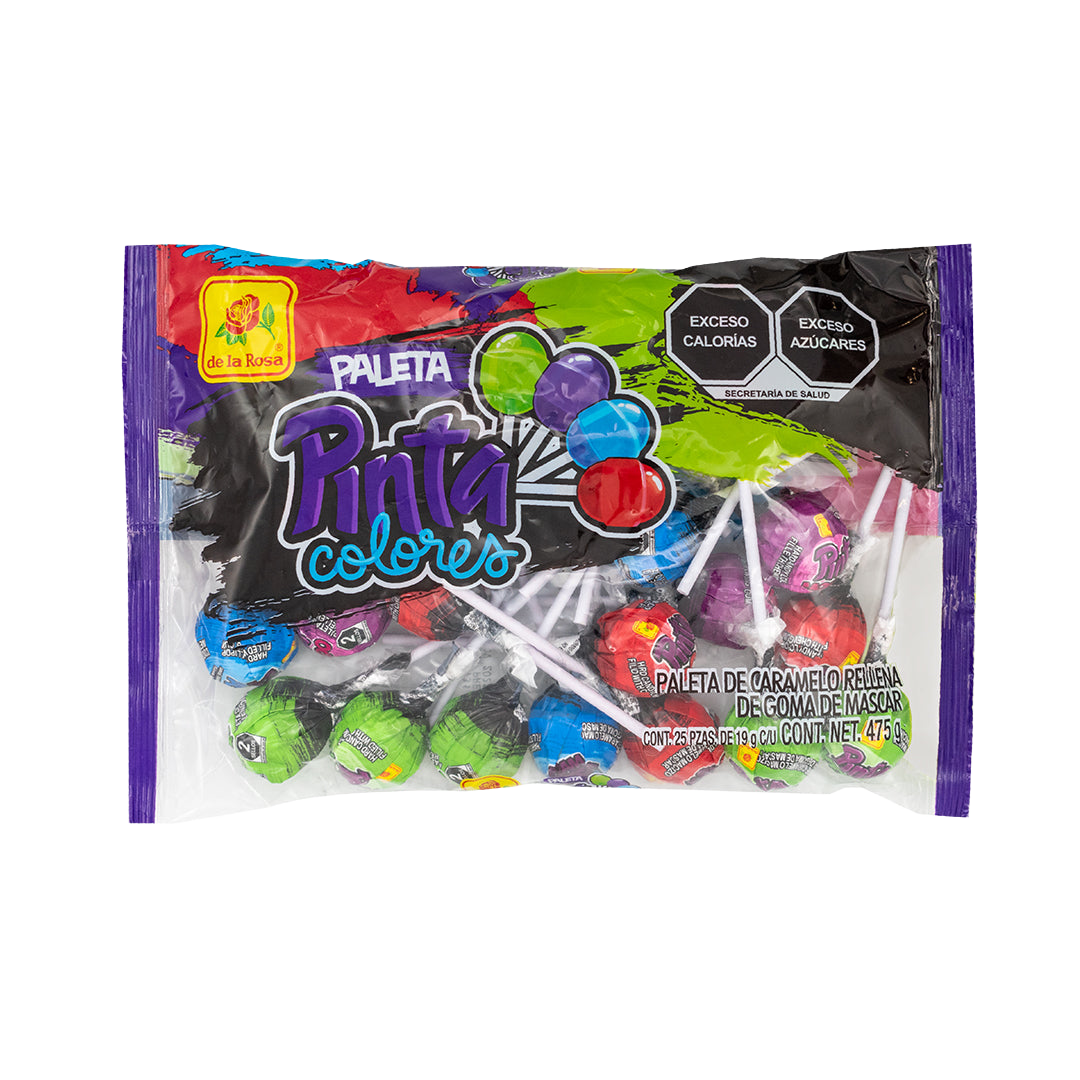Paleta Pintacolores 25 piezas 19 grs