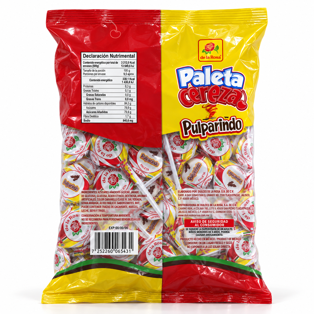 Paleta Cereza Pulparindo