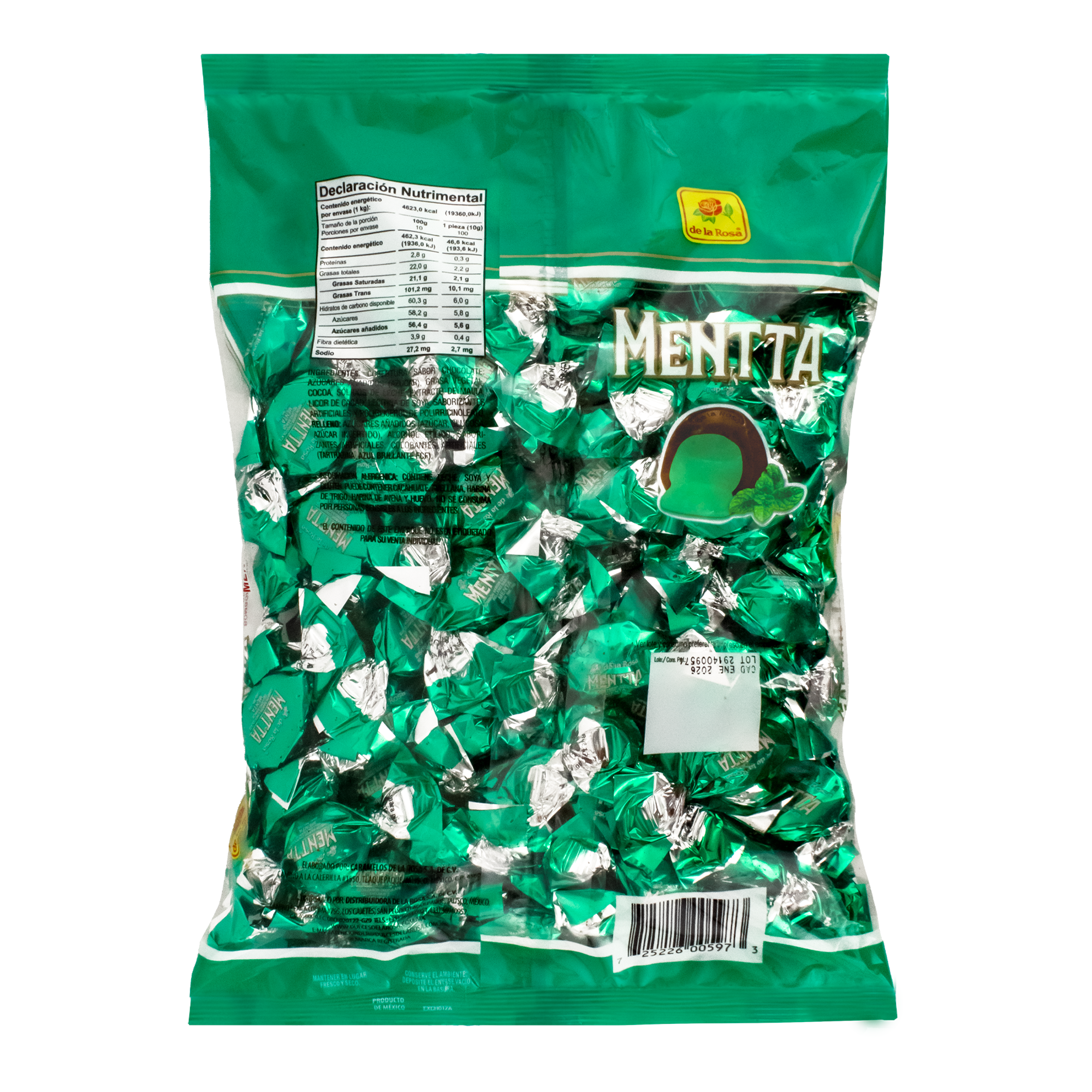 Mentta 100 piezas