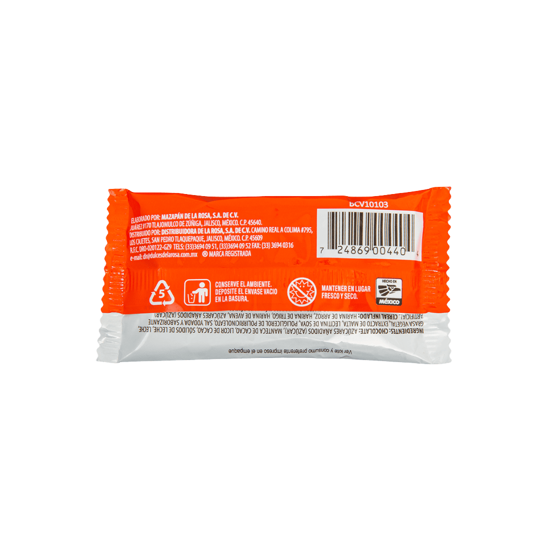 Chocolate Ranita Croa con Cereal Inflado 12 piezas 16 grs