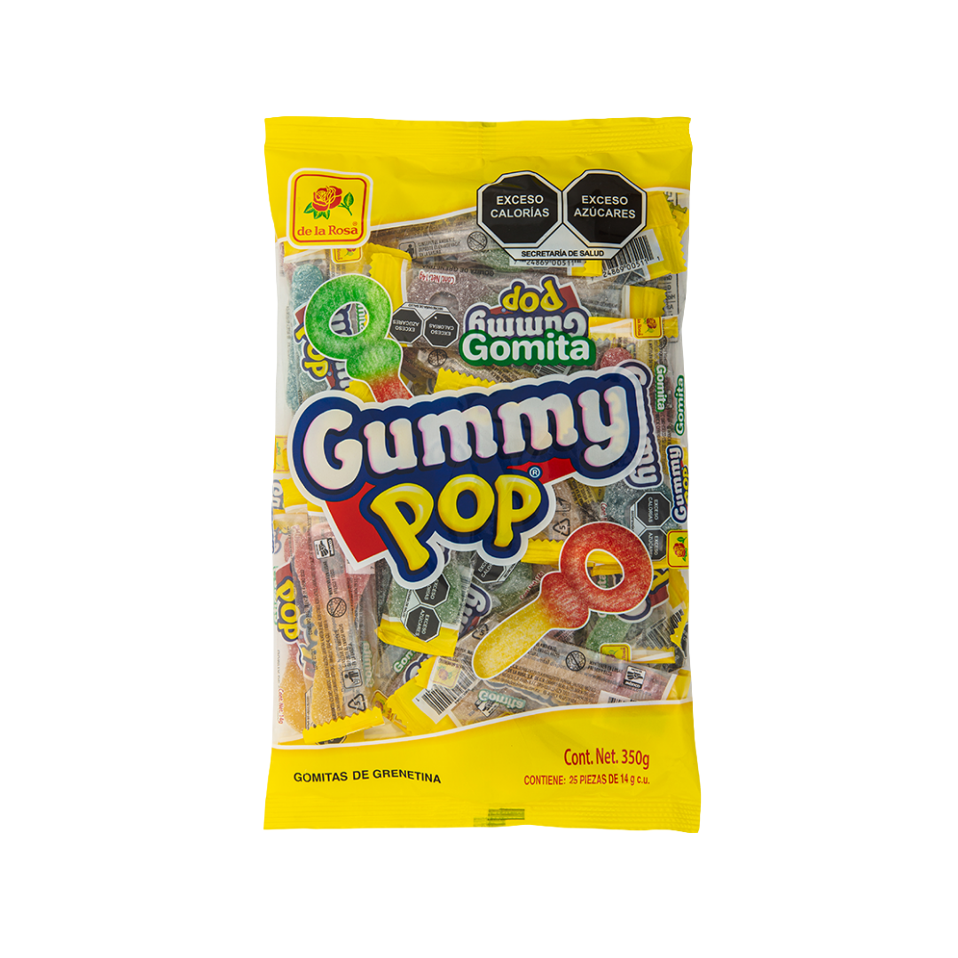 Gomitas Gummy Pop 25 piezas 14 grs