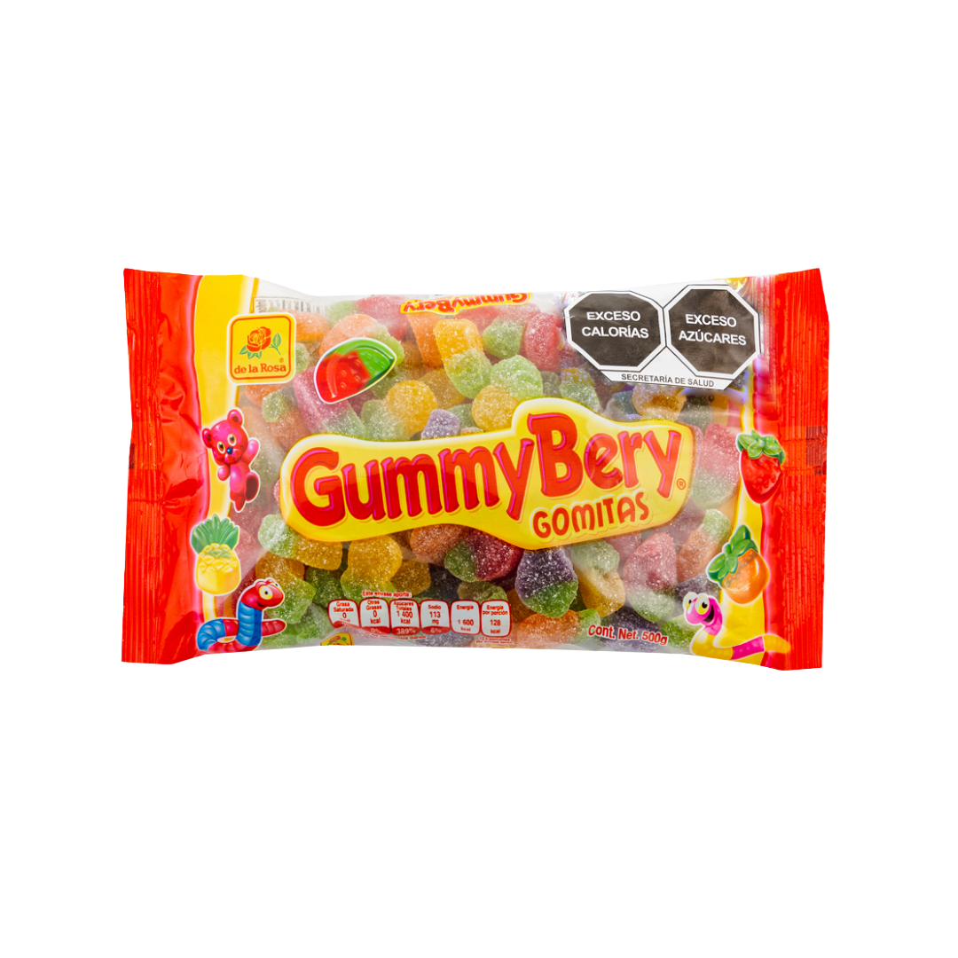 Gomitas GummyBery Frutitas 500 grs
