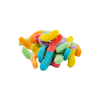 Gomitas GummyBery Lombrices Neón 500 grs