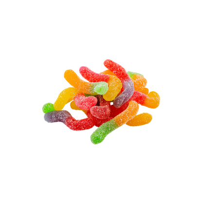 Gomitas GummyBery Lombrices Aciduladas 500 grs