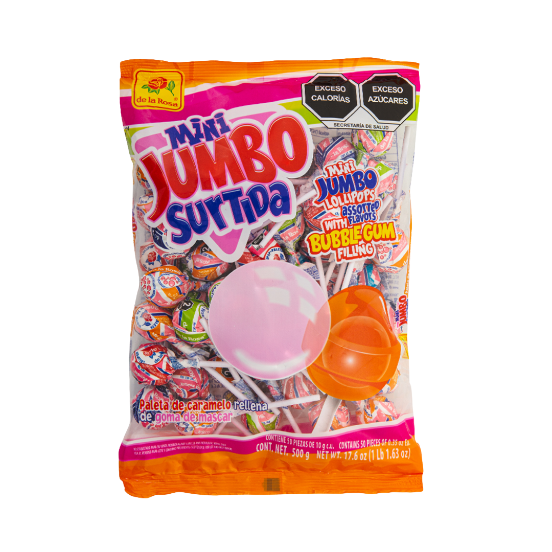 Paleta Mini Jumbo Surtida 50 piezas 10 grs