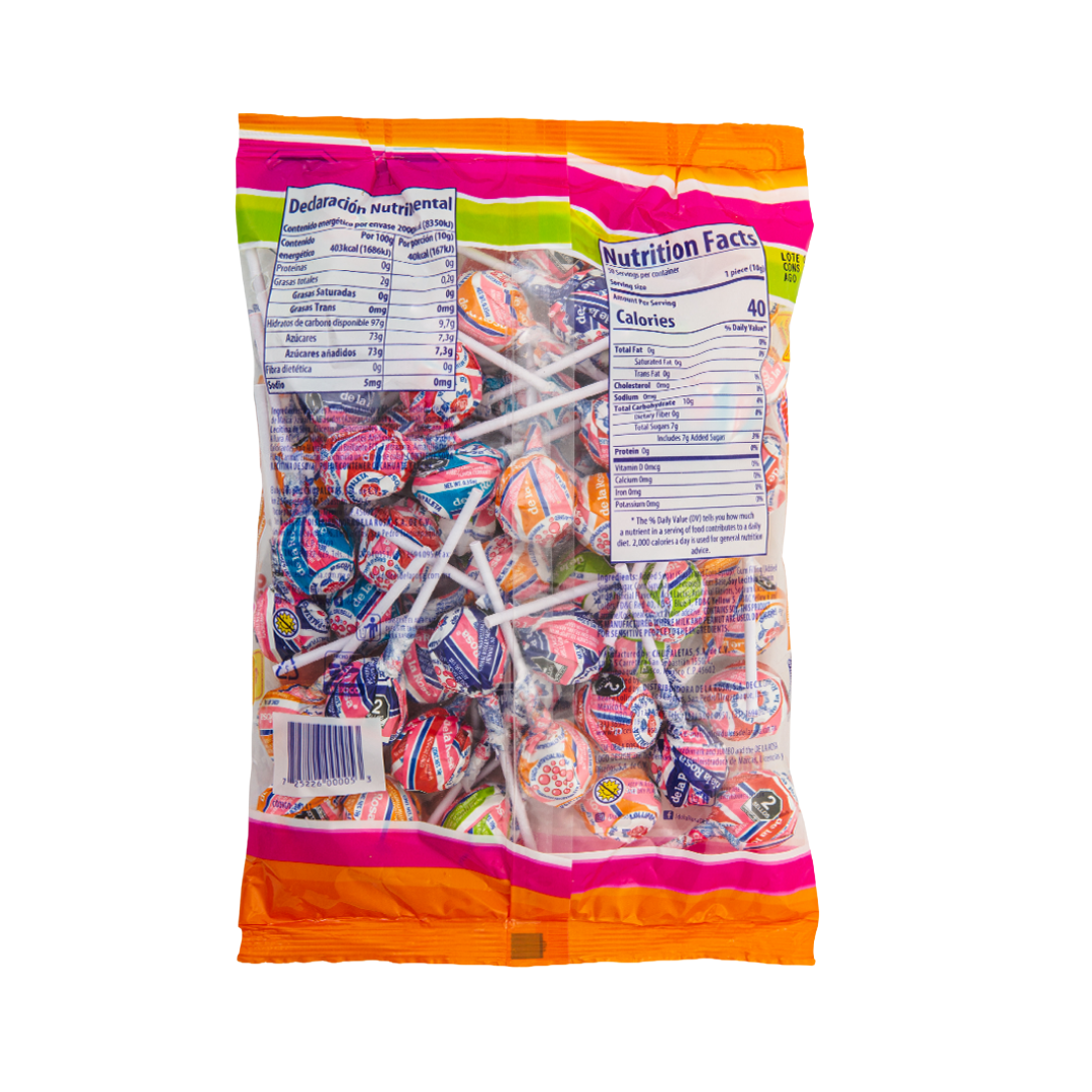 Paleta Mini Jumbo Surtida 50 piezas 10 grs