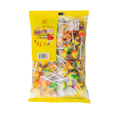 Paleta Mini Pulparinpop 50 piezas 10 grs