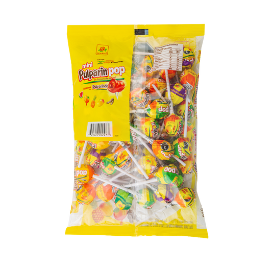 Paleta Mini Pulparinpop 50 piezas 10 grs